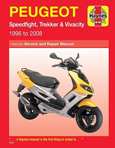 Produktbild: Peugot Scooters: Haynes Service and Repair Manual, Speed Flight, Trekker & Vivacity 1996 to 2008 (Haynes Powersport)