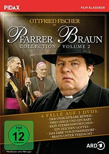Produktbild: Pfarrer Braun Collection, Vol. 2 / Weitere sechs Folgen der Krimireihe mit Ottfried Fischer (Pidax Film-Klassiker) (3 DVDs)