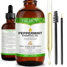 Produktbild: Pfefferminzöl Ätherisches Öl 120ml, 100% Reines Natürliches Minzöl, Peppermint oil für Haar, Diffusor, Massage, Körperpflege, Aromatherapie