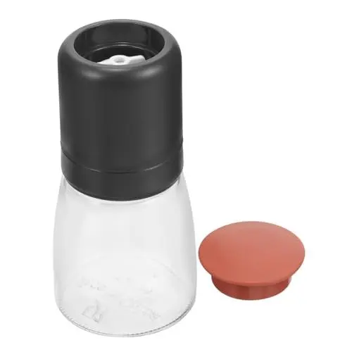 Produktbild: COLLBATH Manuelle Pfeffermühle Salz Und 150 Ml Glasbehälter Schwarz Für Pfeffer Salz Kreuzkümmel Koriander