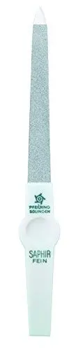 Produktbild: Pfeilring Saphir-Nagelfeile, weiß, 16 cm