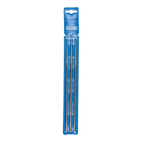 Produktbild: PFERD Kettensägefeilen, 3 Stück, rund, 200mm x 4,5mm, Spiralhieb, Premium Line, in Kunststofftasche, 18600764 – für das manuelle Schärfen von Sägeketten