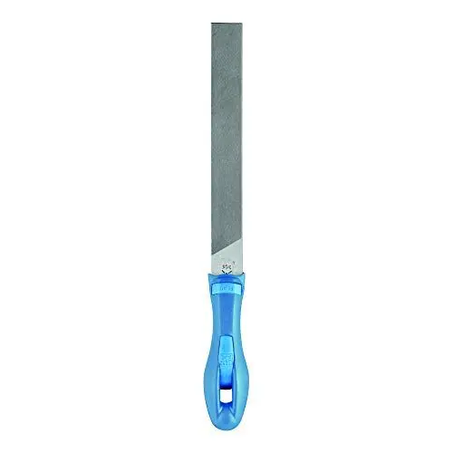 Produktbild: PFERD Universal-Schärffeile, 200mm, rechteckige, flachstumpfe Feile, Einhieb H2 auf zwei Seiten, zwei runde Schmalkante, inkl. Ergonomie-Feilenheft, 11272207 – zum Schärfen von Schneidwerkzeugen