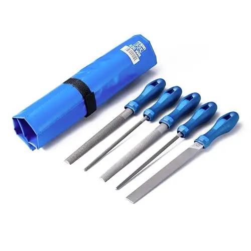 Produktbild: PFERD Werkstattfeilen-Set in PVC-Rolltasche, 5 Feilen, 200mm, 11800520 - für ein umfassendes Anwendungsspektrum geeignet