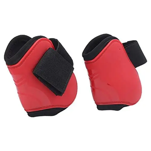 Produktbild: Pferdefliegenstiefel, Pferdebeinwickel, PU-Schale, Pferdebeinschutz Vorne und Hinten, Stiefelwickel, Schutzstiefel, Pferdestiefel, Pferdebeinschutz Zum Reiten, Stoßdämpfendes