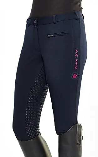 Produktbild: PFIFF 102235 Damen Reithose -Yasmin- mit Silikon-Grip Besatz, Blau 38