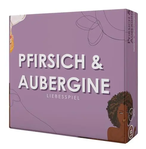 Produktbild: Pfirsich & Aubergine - Liebesspiel für Paare | Fantasien treffen auf Realität | Sexspiele für Paare Sex | Brettspiel erotisch Erwachsene | Paarspiele Fuer 2 Personen | Liebesspiele für Pärchen