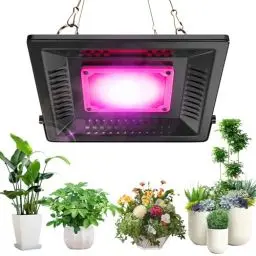 Produktbild: Pflanzenlampe LED Vollspektrum, Profey LED Grow Lampe P200, Pflanzenlicht Wasserdicht IP67, Grow Light 270° Belichtung, mit 4 Aufhängeketten, 180°Verstellbarer Winkel, Höhenverstellbar