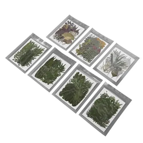 Produktbild: Pflanzenproben-Set, Einfach zu Verwenden, Tragbar, Multifunktional, Getrocknete Gepresste Blumen, Zartes Naturhandwerk für Heimwerker