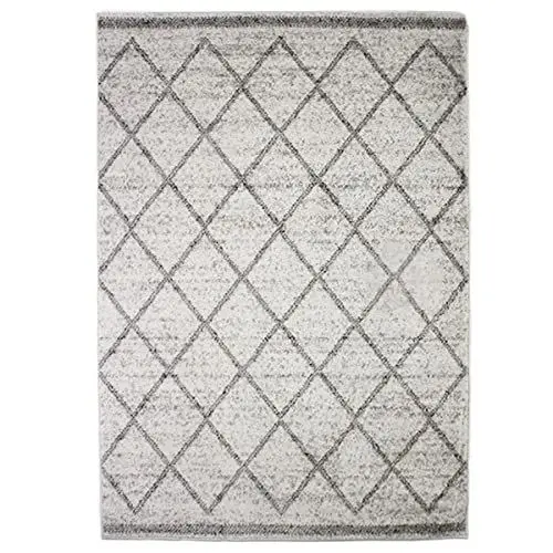 Produktbild: Pflaume 133222 Florenz Beni Look Berber Teppich Hardware PU/Polypropylen grau 190 x 133 cm