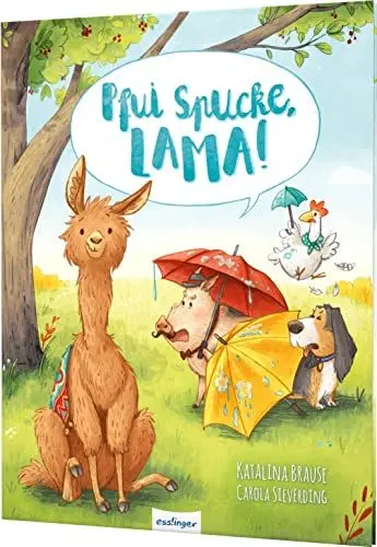 Produktbild: Pfui Spucke, Lama!: Lustiges Bilderbuch über Mut, Tapferkeit und Selbstvertrauen