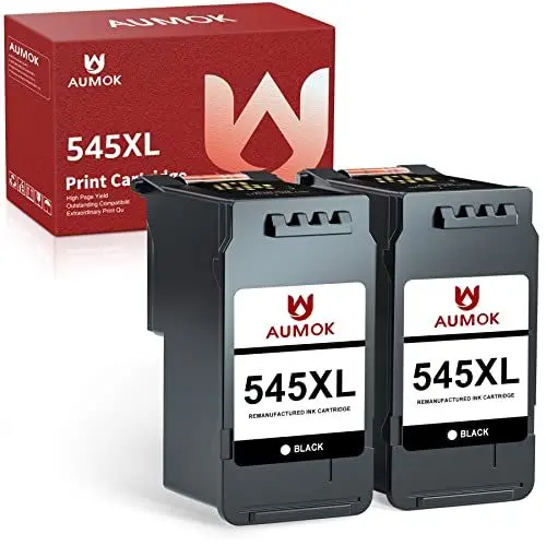Produktbild: PG-545XL Schwarz Druckerpatronen Kompatibel für Druckerpatronen Canon 545 XL Schwarz für Canon PIXMA MX495 Patronen für Canon PIXMA TR4550 TR4551 TS3150 TS3450 TS3350 TS3351 MG3050 (2 Schwarz)
