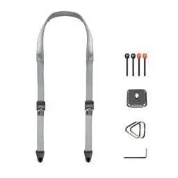 Produktbild: PGYTECH Kamera Schultergurt Breit Kameragurte für Fotografen 110-152 CM Verstellbarer Schnellverschluss Kamera Nackengurt für DSLR SLR, Steingrau
