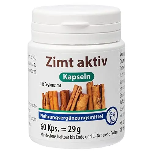 Produktbild: Pharma-Peter Zimt Aktiv, 60 Kapseln