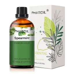 Produktbild: PHATOIL Grüne Minze Öl 30ml, Ätherisches Öl Grüne Minze Reine Naturrein, Ätherische Öle für Diffuser Aromatherapie, Duftöle Spearmint für Luftbefeuchter, Kerzen, Duftlampe