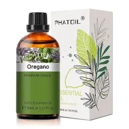 Produktbild: PHATOIL Oreganoöl 30ml, Ätherisches Öl Oregano Reine Naturrein, Ätherische Öle für Diffuser Aromatherapie, Duftöle Oregano für Luftbefeuchter, Duftlampe, Kerzen