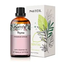Produktbild: PHATOIL Thymianöl 30ml, Ätherisches Öl Thymian Reine Naturrein, Ätherische Öle für Diffuser Aromatherapie, Duftöle Thymian für Luftbefeuchter, Kerzen, Duftlampe