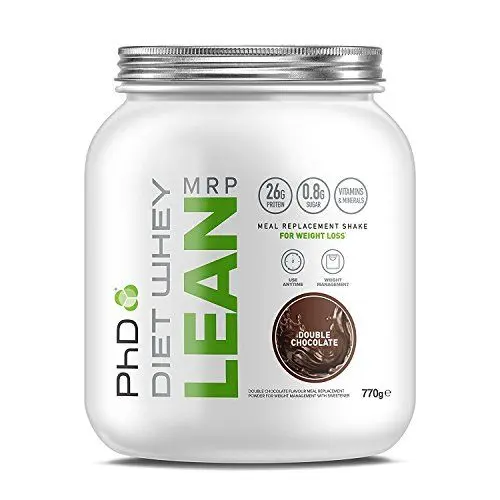 Produktbild: PhD Nutrition Diet Whey Meal Pulver 770g Doppelte Schokolade - Whey Protein Pulver, Trinkmahlzeit zum Fettverbrennen, High Protein Eiweißpulver mit 26g Eiweiß pro Portion