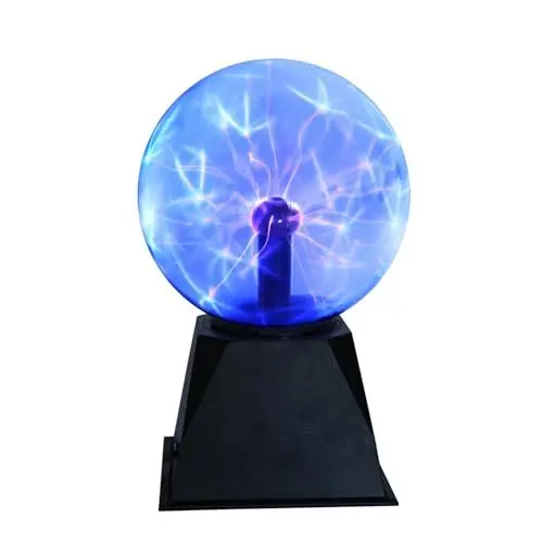 Produktbild: Pheashine Plasmakugel,15cm Plasma Ball Touch und Schallempfindliche, Plasmalampe 6 Zoll Magic Plasma Light Blau Blitzkugel Zauberkugel Pädagogisches Physik 220V