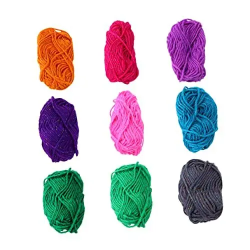 Produktbild: PHENOFICE 12 Stück Handgefertigtes DIY-strickgarn Strickwolle Handarbeitsgarnschnur