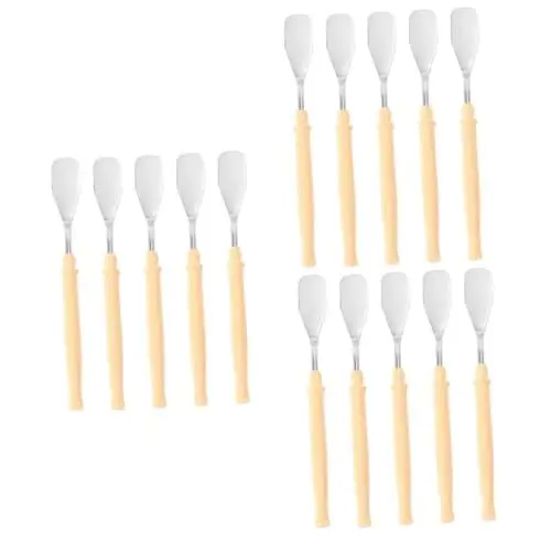 Produktbild: PHENOFICE 15 Stk Kunstspachtel schiebeschalter spatel raclette malerpalette oil paints kunststoffspachtel Farbmischwerkzeug Farbmischspatel Pigmentschaber Spachtel für Ölgemälde Plastik