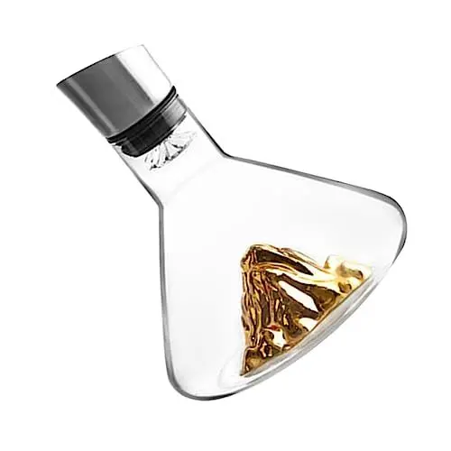 Produktbild: MAGICLULU 1Stk Eisberg Dekanter U-förmiger Weindekanter Dekanter mit geneigter Mündung Glas Weindekanter aus Kristall Wein Oxygenator großer Dekanter Weinbehälter Fase Karaffe kristall wein