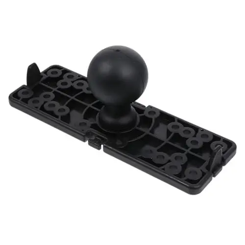 Produktbild: PHENOFICE 1Stk Halterung für Fischfinder plat kanu zubehör Halter für Fischfinder Fischfinderhalterung mit Kugelkopf Kanuversorgung Multifunktionaler Fischfinderhalter Kieselgel Black