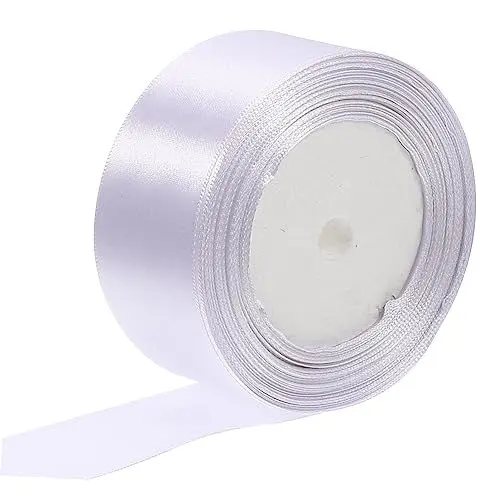 Produktbild: PHENOFICE 1 Rolle DIY Gurtband Hochzeitsdeko geschenkband Kranzdekorationsband Hochzeitsband für Handwerk verpackungspapier Packpapier Partyband selber machen kreatives Partyband Polyester