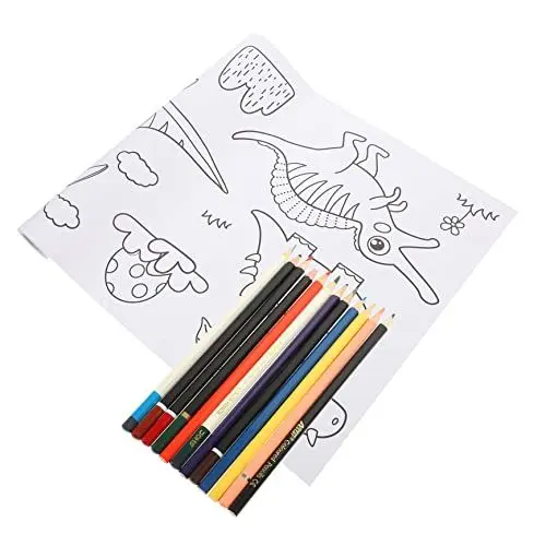 Produktbild: PHENOFICE 1 Satz Farbkritzeleien Malplakat Zum Ausmalen Zeichenblock Für Kinder Malbuch Selber Machen Mal-aufkleber Zum Ausmalen Schulplakat Zum Ausmalen Wandtattoos Für Kinder Papier