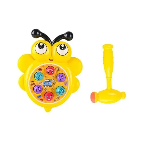 Produktbild: PHENOFICE 1 Satz -Spielzeug Hämmerndes Spielzeug Maulwurf Spielzeug Pochendes Spielzeugspiel Entzückendes Maulwurf-Spielzeug Lernspielzeug Für Babys Abs Yellow