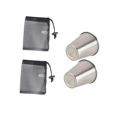 Produktbild: PHENOFICE Edelstahl-weinbecher Satz Trinkbecher Für Outdoor Camping Und Grillbecher Robust Und Sauber