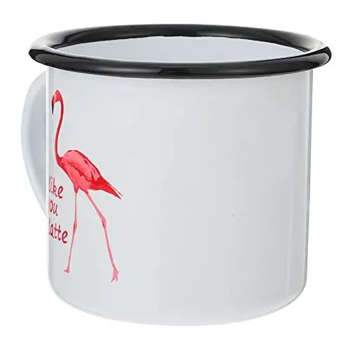 Produktbild: PHENOFICE Emaillebecher Vintage-stil Tasse Kaffeebecher Teebecher Milchbecher Wasserbehälter Praktisch Für Zuhause Büro Restaurant