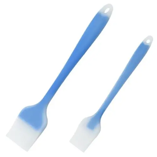 Produktbild: PHENOFICE 2-teiliges Silikon-backpinsel-Set BBQ-soßenverteiler Zum Grillen Backpinsel Ergonomischer Griff Silikon Zum Backen Kochen