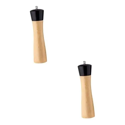 Produktbild: PHENOFICE 2St Schleifer manuelle Mühle für Pfeffer professioneller Pfeffer Pfeffermühlenmechanismus handmühle handschleifmaschinen tragbare Pfeffermühle nachfüllbare Pfeffermühle hölzern