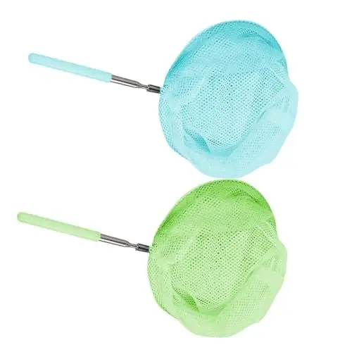 Produktbild: PHENOFICE 2St ausziehbares Netz LED-Spielzeug mit fliegenden Libellen einziehbares Schmetterlingsnetz Kinder Fangnetz Kinder fischernetz Spielzeug für Kinder Teleskopnetz einziehbares Netz