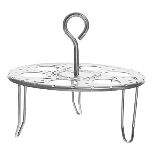 Produktbild: PHENOFICE Dampfgarer Aus Metall Mit Lebensmitteltablett Wiederverwendbarer Dampfgarer Für Töpfe Hitzebeständiger Abkühlrost Für Camping Und Zuhause