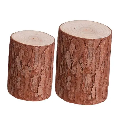 Produktbild: PHENOFICE 2 Stück Holzpfahl Requisiten Dekoration Pflanzenständer Baum Pflanzenhalterung Mikro Landschaftsdekor Figur Mini Pflanzenständer Mini Landschaftsverzierung Pflanzendekor