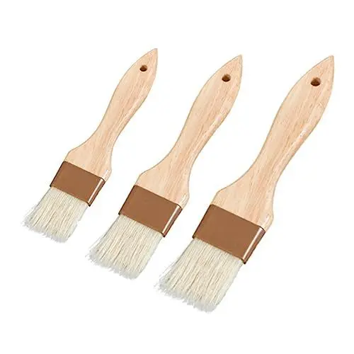 Produktbild: PHENOFICE Pinselset Mit Holzgriff Grill-entfetter Wolle Backpinsel Backspatel Sicher Für Utensilien