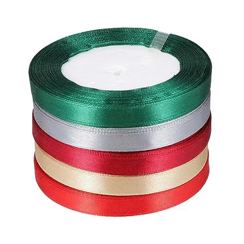 Produktbild: PHENOFICE Liefert 5 Rollen Weihnachtsdekorationsbänder Einfaches Band Für Blumenschmuck