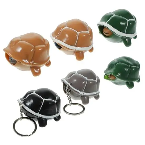 Produktbild: PHENOFICE Schildkröte Spielzeug Aus Silikon Quetschbare Schildkrötenfigur Zum Stressabbau Kompakt Und Flexibel Für Kinder Und Erwachsene