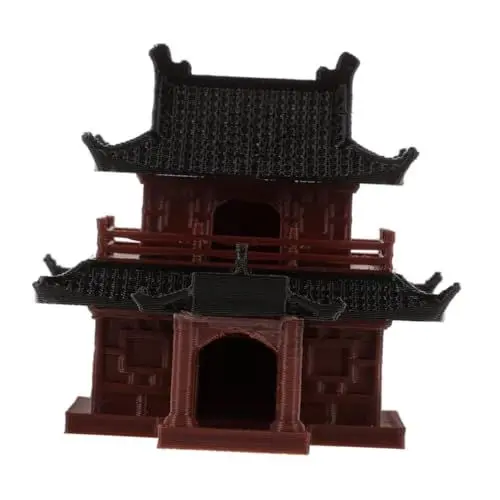 Produktbild: PHENOFICE Chinesische Bonsai-Ornamente japanischer Garten Mikro-Landschaftsornament Mini-Pavillon-Dekoration für Terrarium