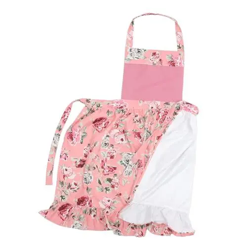 Produktbild: PHENOFICE Blumenschürze Mit Tasche Für Damen Verstellbare Schürze Aus Polyester Gartenschürze Mit Viel Für Werkzeuge Und Haushaltpflege