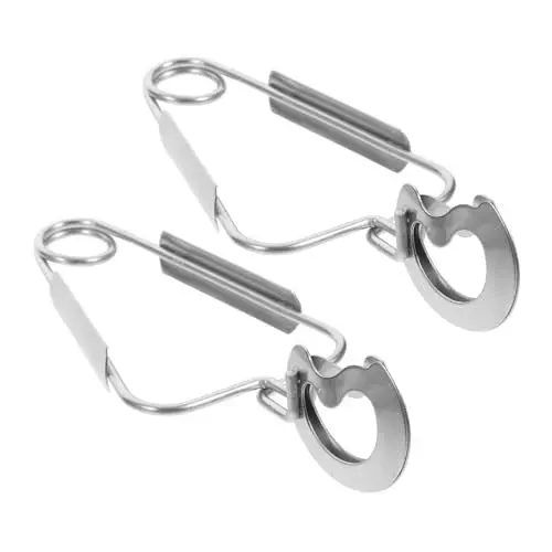 Produktbild: PHENOFICE Edelstahl Schneckenzange 2er Set Frühlings Meeresfrüchtezange Servierzange Küchenutensil Für Restaurant Und Hotel Robust Und Langlebig
