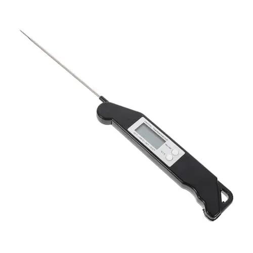 Produktbild: PHENOFICE Elektronisches Thermometer Milchtemperatur Digitales Grillen Küchenessen Ofenfleisch Grillthermometer Digitalthermometer Für Die Küche Hohe Temperatur Grillfleisch Black Abs