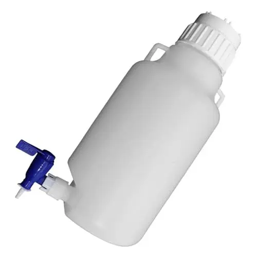 Produktbild: PHENOFICE Flasche wasserspeicher wasseraufbewahrung Trinkbehälter hydration flask trinkföasche Spender für Laborzwecke Spender verwenden bruchfester Spender mit Zapfen Behälter Wasser Sport