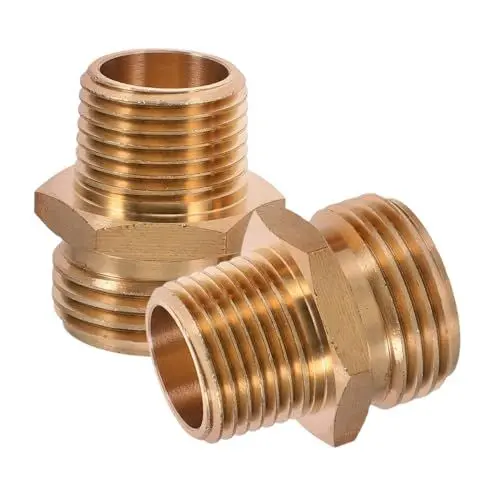 Produktbild: PHENOFICE Gartenschlauchadapter Aus Messing Schnellanschluss-wasserschlauchfitting Schlauchkupplung Für Gartenverbindung Reparatursatz Mit Verbindungselementen