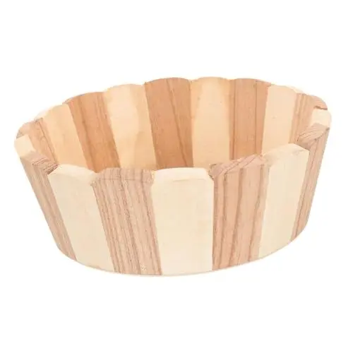 Produktbild: PHENOFICE Holzblumentopf Für Zimmerpflanzen Sukkulenten-töpfe Fensterbank-pflanzgefäß Rustikaler Blumentopf Für Drinnen Kompakt Und Langlebig