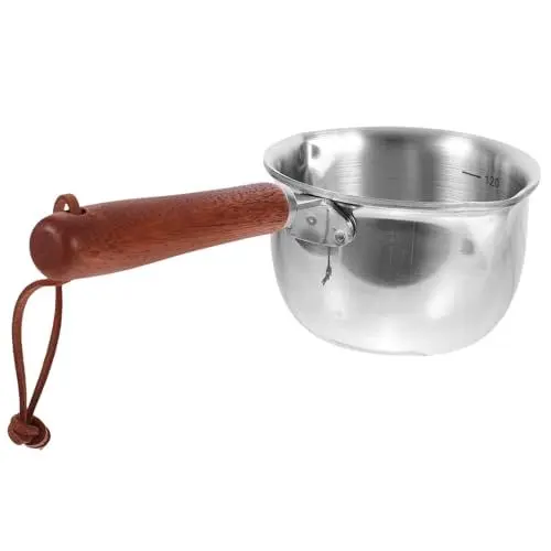 Produktbild: PHENOFICE Mini-butterpfanne Mini-topf Butterkochtopf Topf Zur Käseherstellung Induktionskochtopf Schokolade Eintauchen Schüssel Zum Schmelzen Von Schokolade Schmelzschale Backen Hölzern