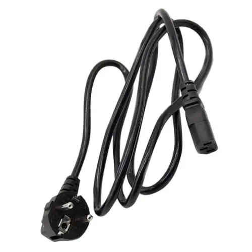 Produktbild: PHENOFICE Poliges Netzkabel Gerätekabel Für Computer Reiskocher Haushaltsgeräte Bürogeräte Ersatzkabel Kompatibel Stecker PVC Kupfer Flexibles Design