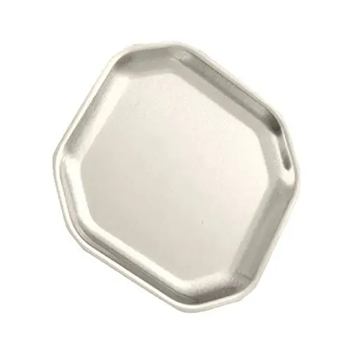 Produktbild: PHENOFICE Quadratischer Snack-schmetterling Tierfutterbehälter Chili-pulver-platte Platten Lebensmittelbehälter Teller Zum Servieren Von Speisen Essenstabletts Gericht Edelstahl 304 Silver